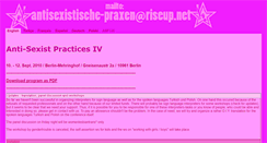 Desktop Screenshot of antisexist-perspectives.so36.net